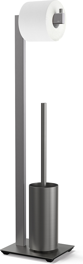 Soporte de Baño con Escobillero y Portarrollos Linea, pulido