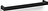 Toallero Linea, 61,5 cm, negro