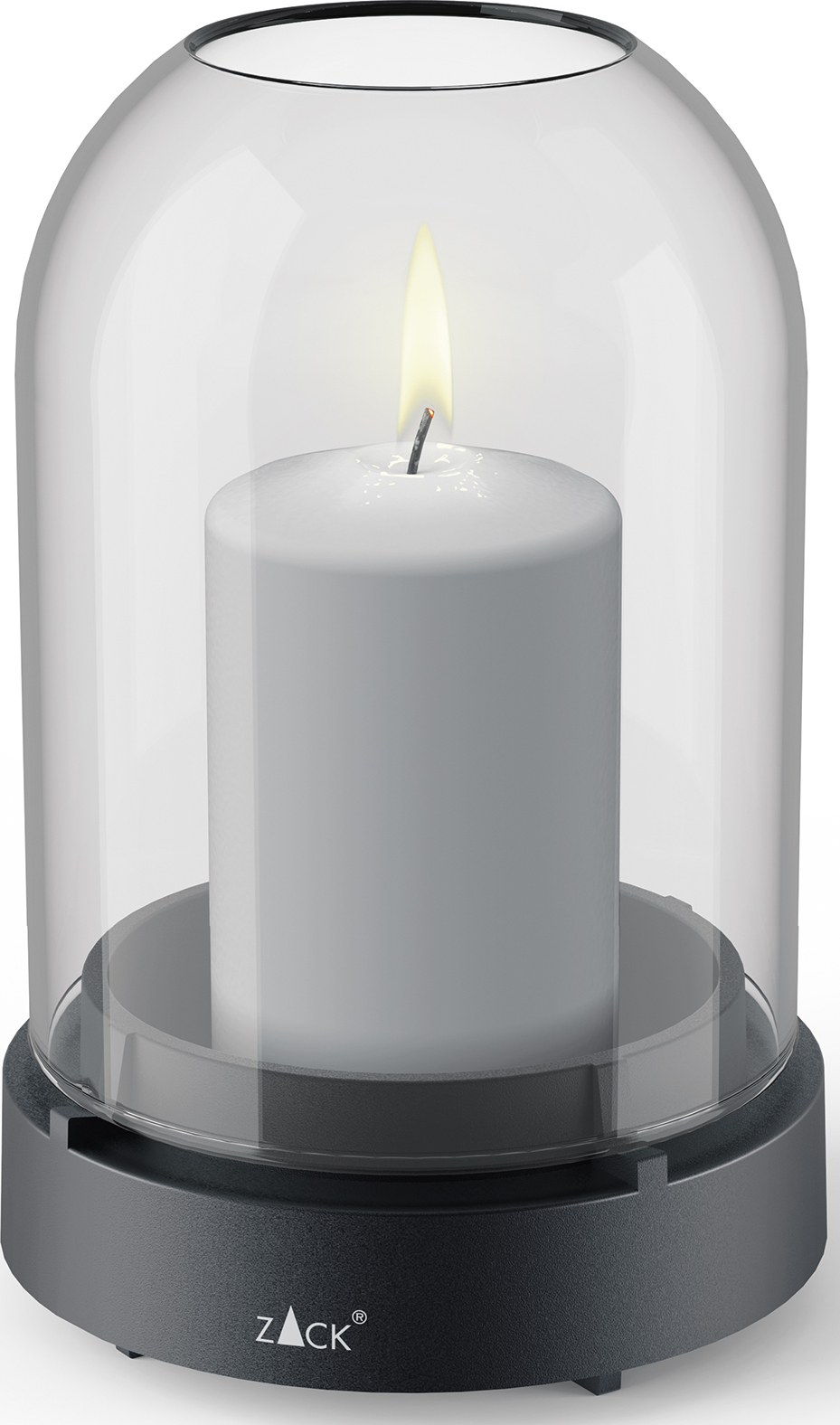 Trevo Laterne 15 cm grau