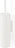 Tubo Brosse WC murale, blanche