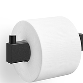 Uchwyt na papier toaletowy Linea 14,5 cm czarny