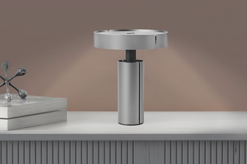 Yaro Lampa bežična srebrno-crna