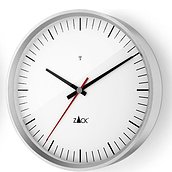 Zegar ścienny sterowany radiowo Vida 24 cm biały