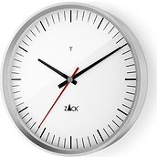 Zegar ścienny sterowany radiowo Vida 30 cm biały
