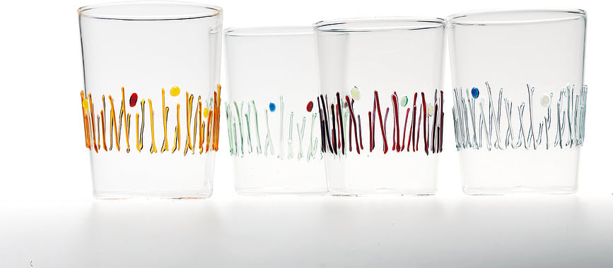 4 Stagioni Verre 400 ml, bleu