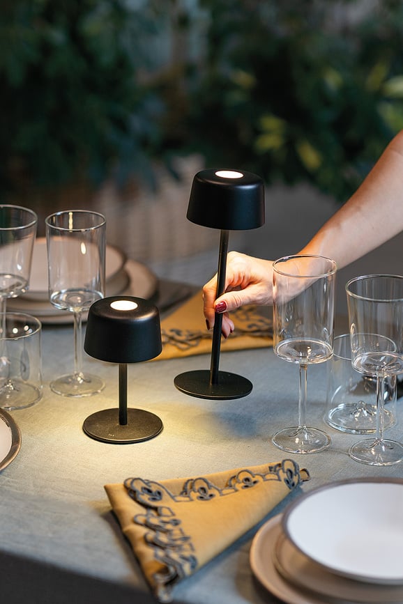 Ailati Lampes de Table sans fil, terracotta, Lot de 2