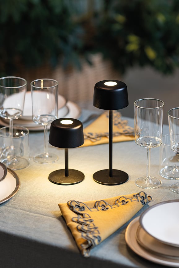 Ailati Stolne Lampe bežične terakota 2 kom.