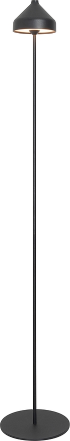 Amelie Lampe sur Pied sans fil, noire