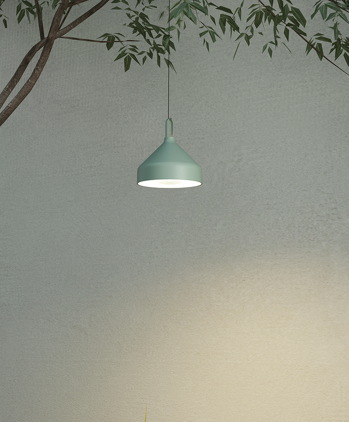 Amelie Viseća Lampa bežična blijedozelena