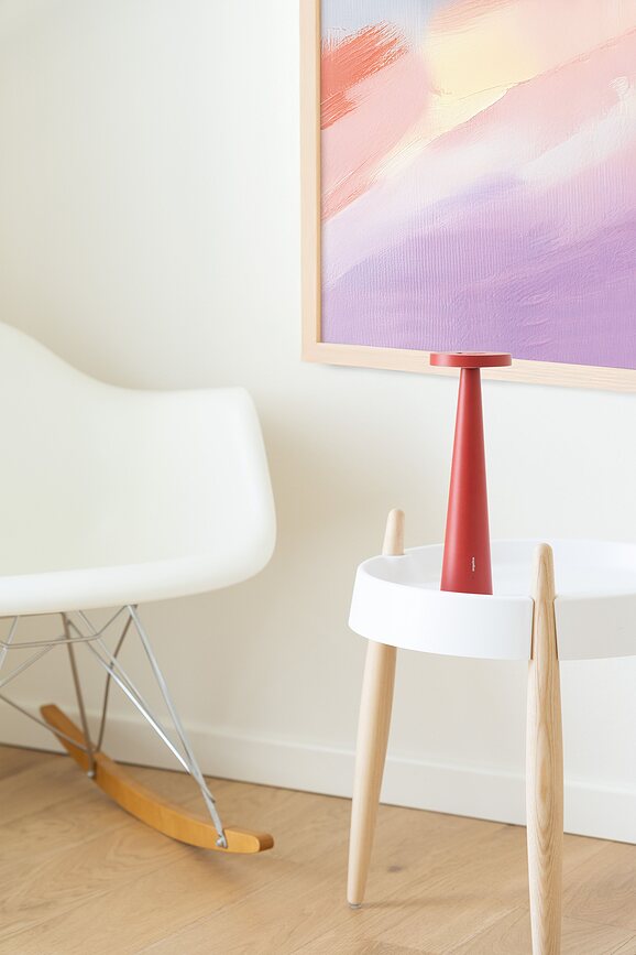 Angelina Lampe de table sans fil, grise