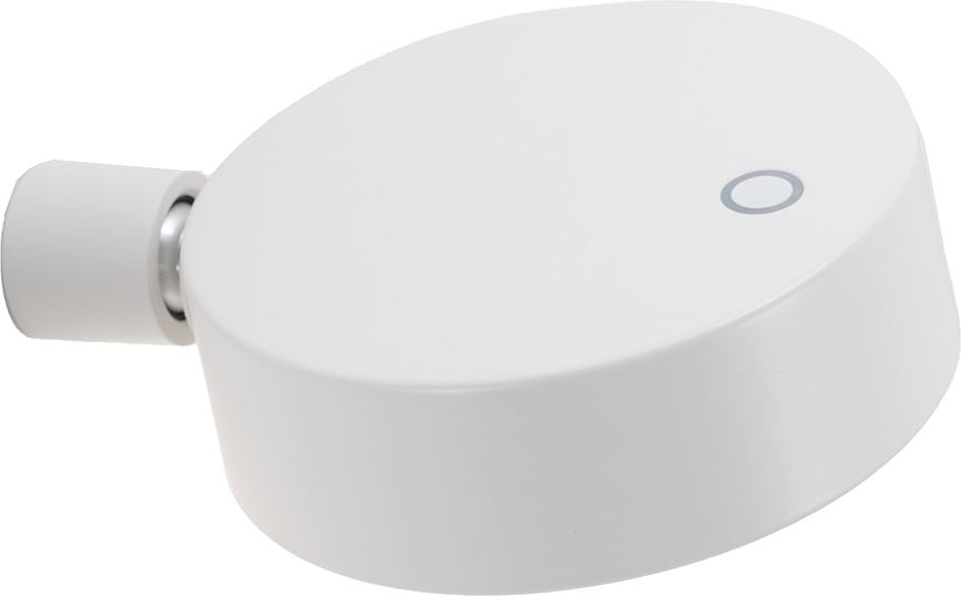 Aplique de pared inalámbrico Super O, blanco