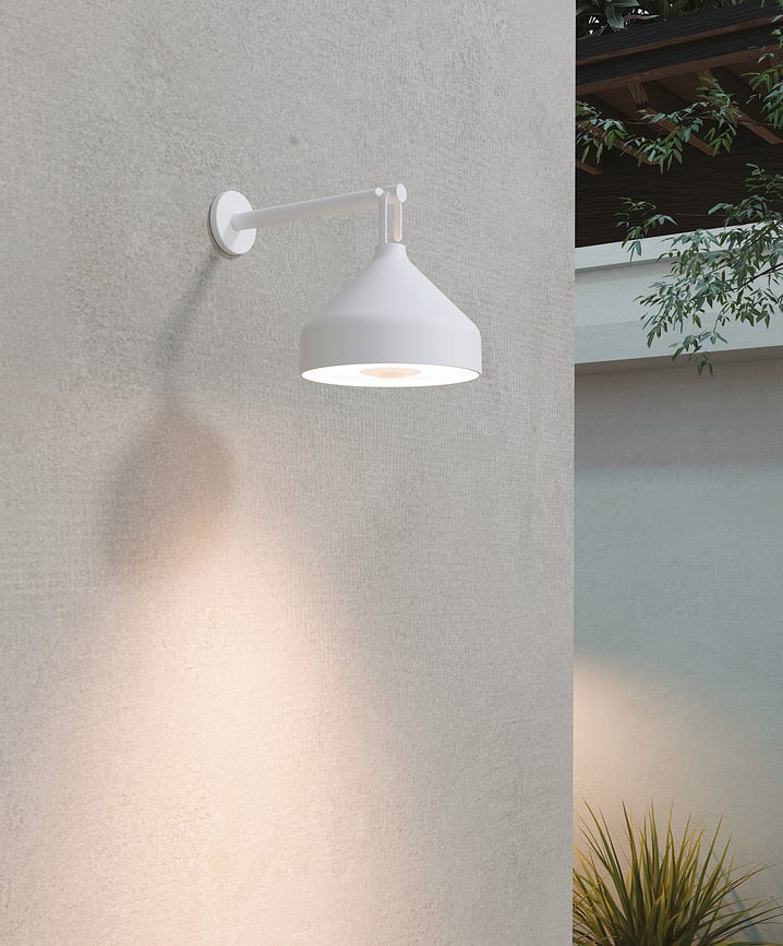 Aplique de pared inalámbrico Amelie, verde pálido