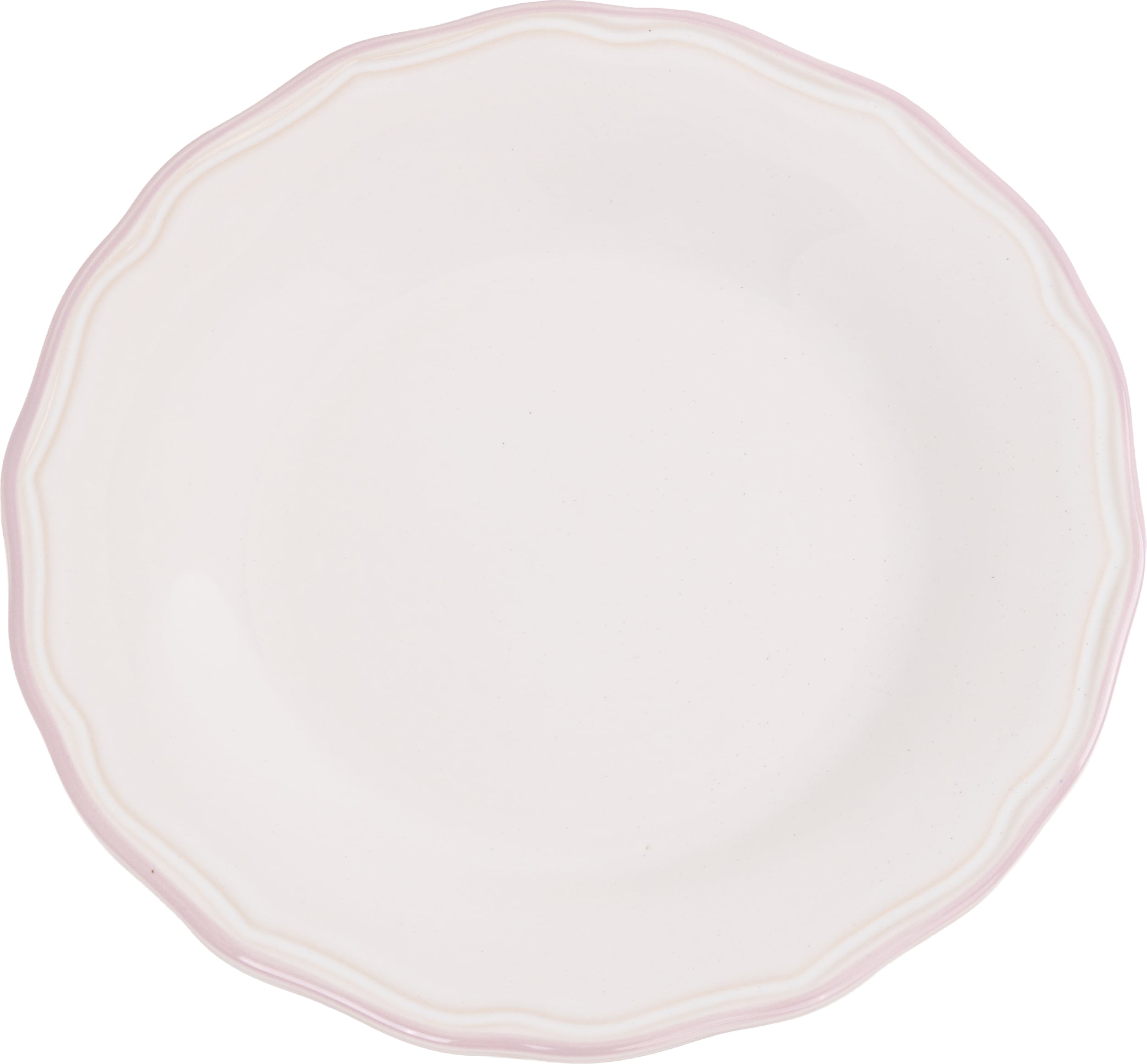 Asolo Dessertteller 21 cm, weiß-rosa