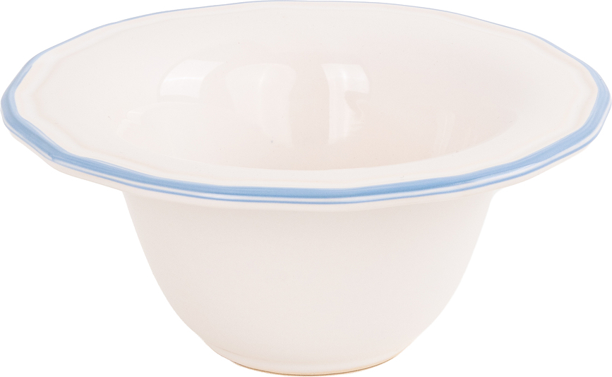 Asolo desszertes tál 16 cm, fehér-kék
