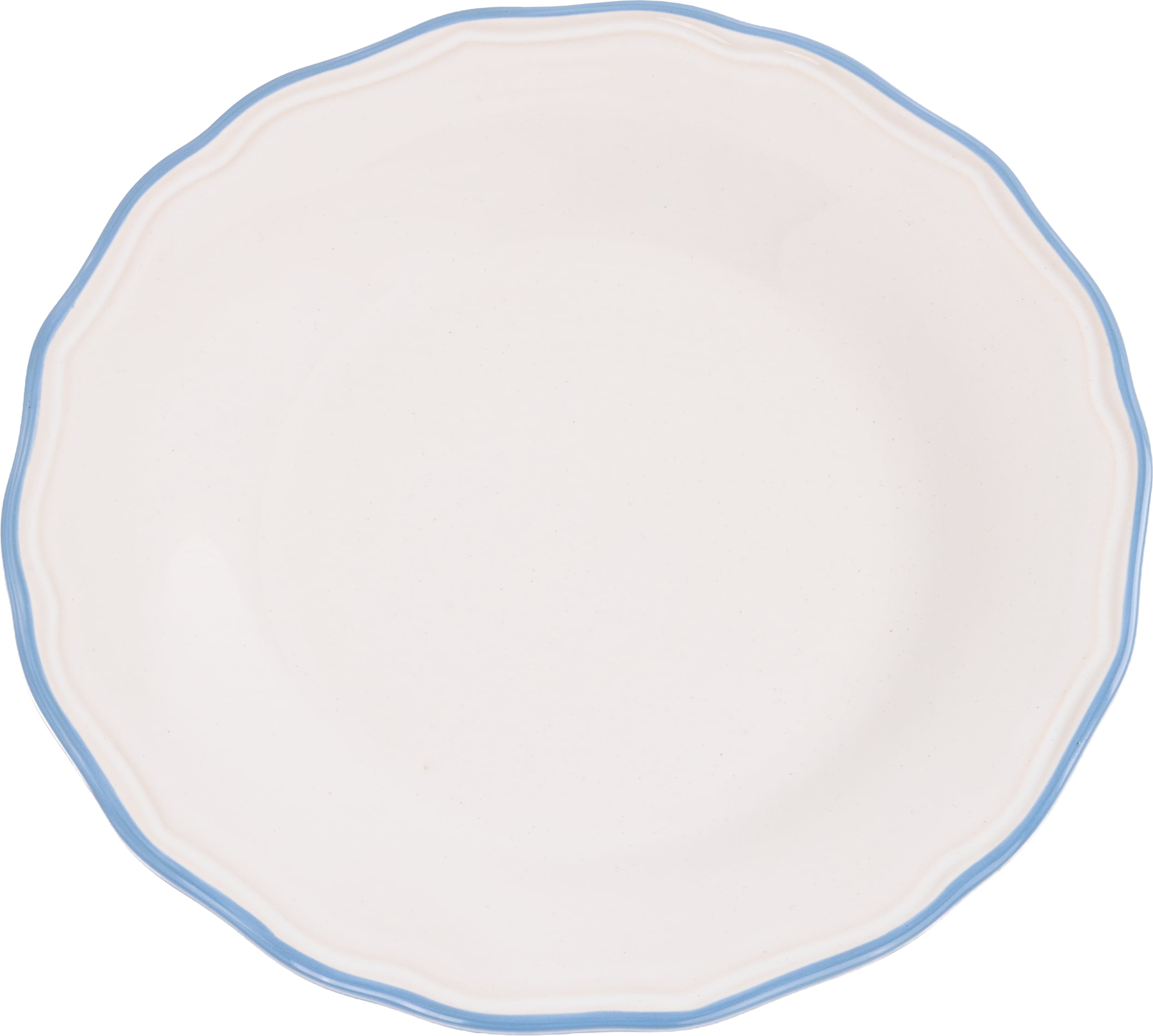 Asolo Speiseteller 26,5 cm, weiß-hellblau