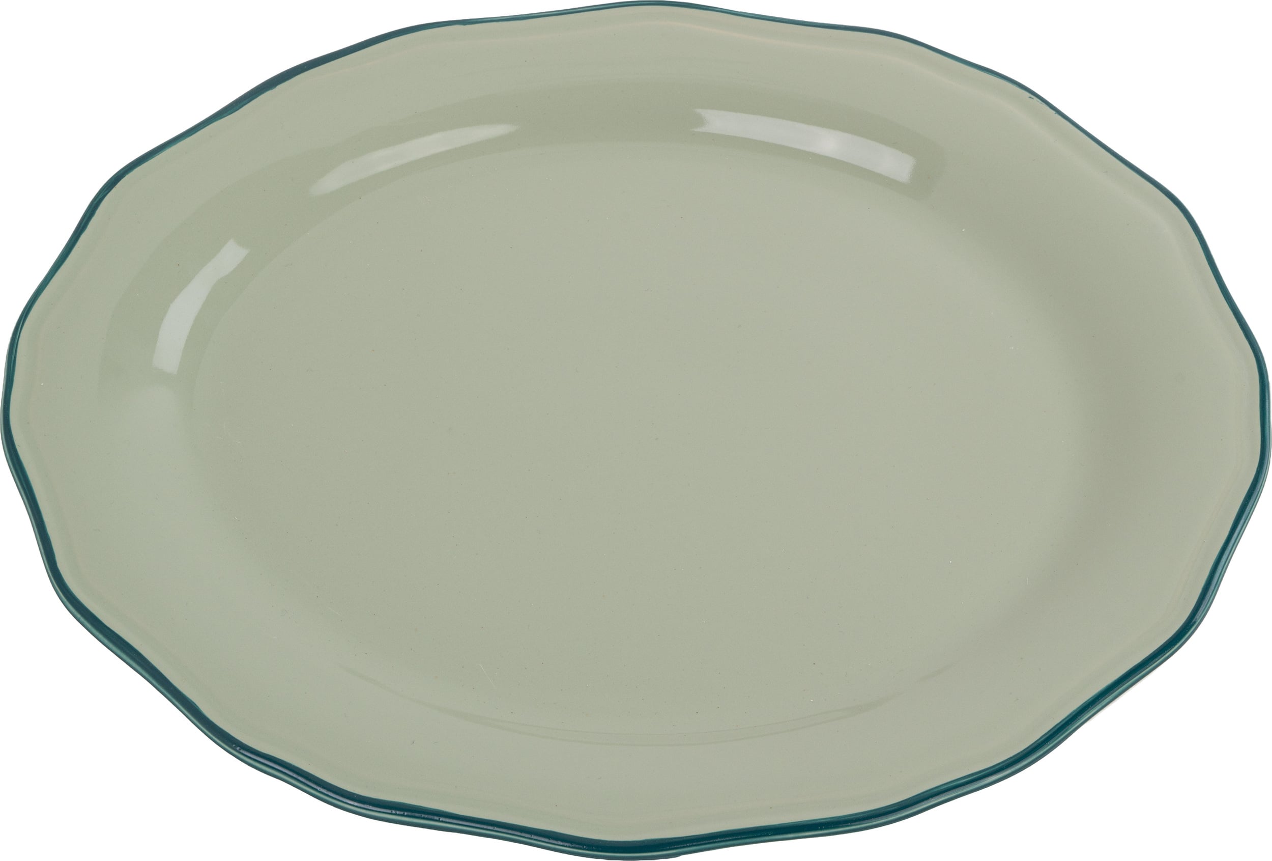 Asolo Teller oval 30 cm, grün