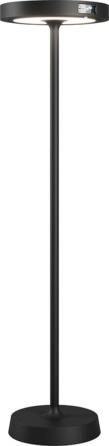 Barbell Lampe Solaire réglable en hauteur, noire