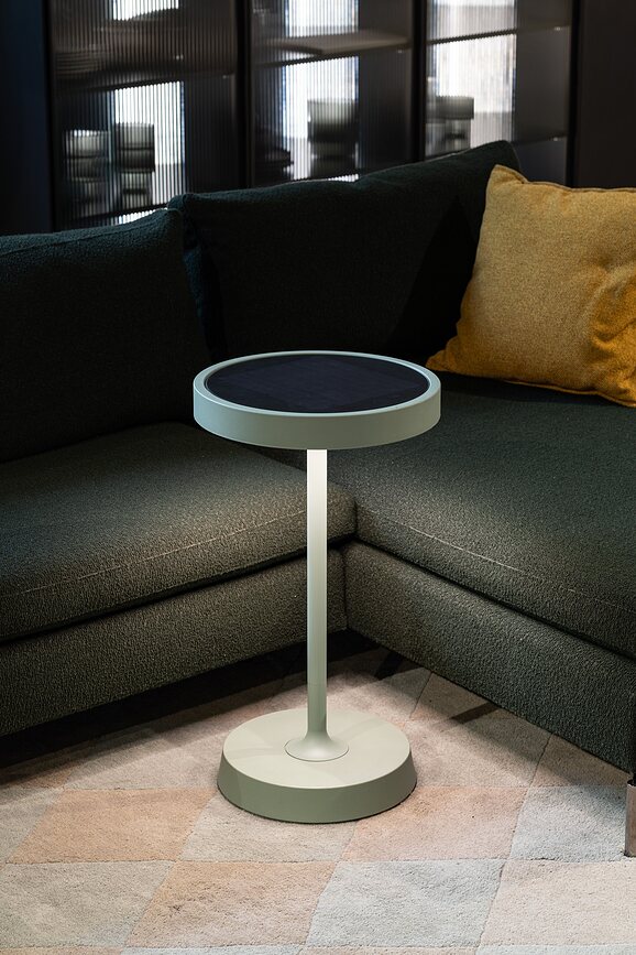 Barbell Lampe Solaire réglable en hauteur, marron