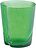 Bicchiere di vetro Handy 335 ml tonalità verde