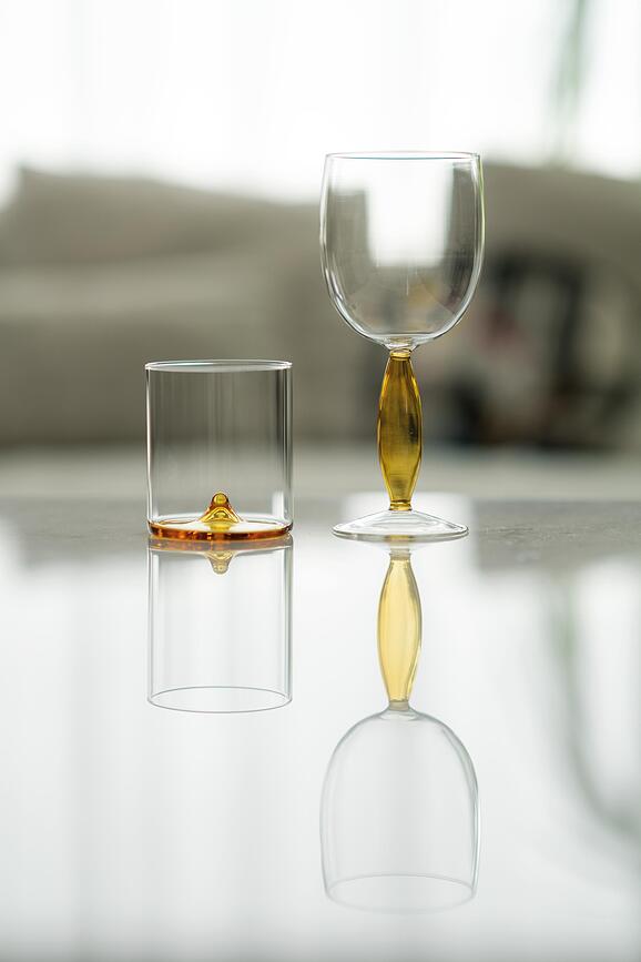 Bicchiere Discobolo 345 ml blu