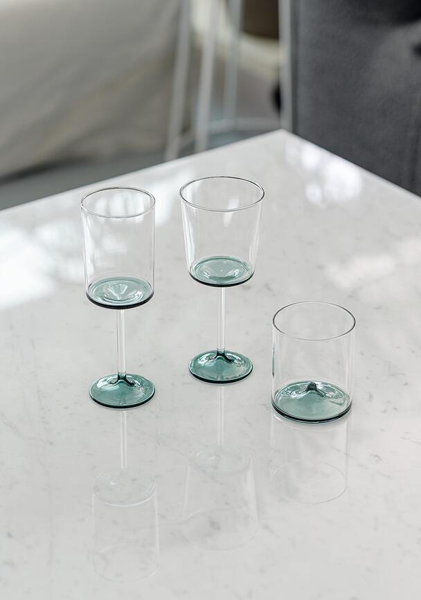 Bicchiere Discobolo 345 ml blu