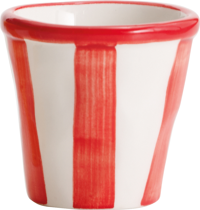 Bicchierini Righe Tasses 70 ml, Lot de 6