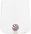 Bilia Candy Wasserglas 440 ml bernsteinfarben