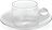 Bilia Coffee cup 120 ml transparent with a saucer