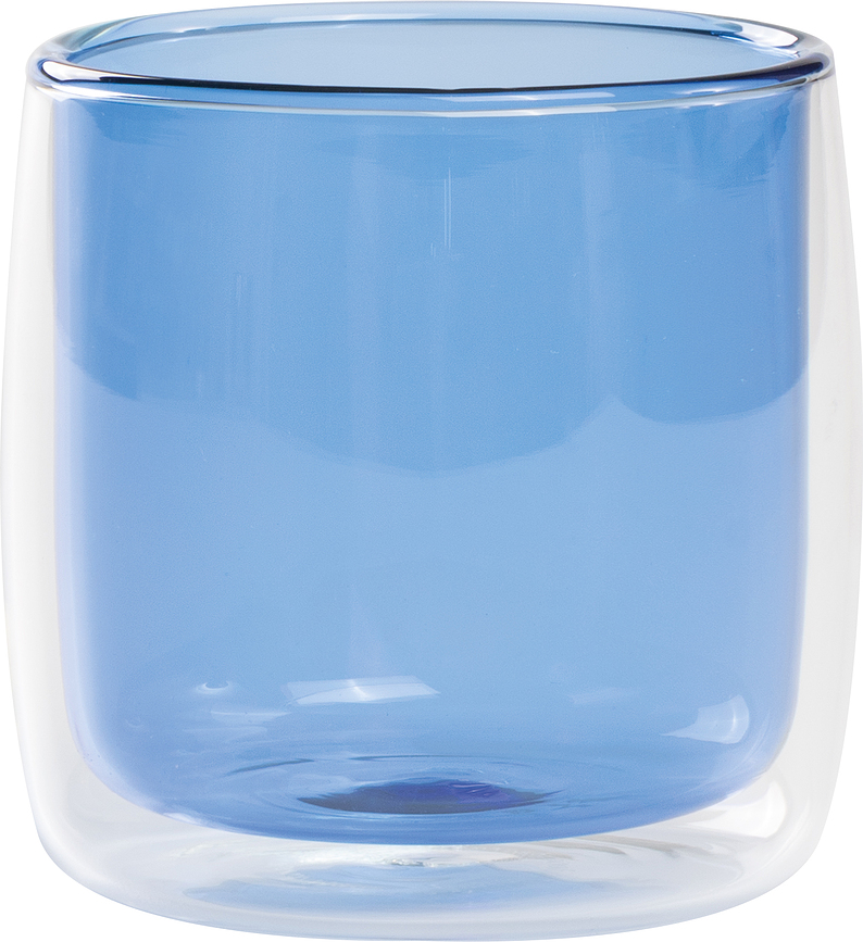 Bilia Glas 325 ml, blau