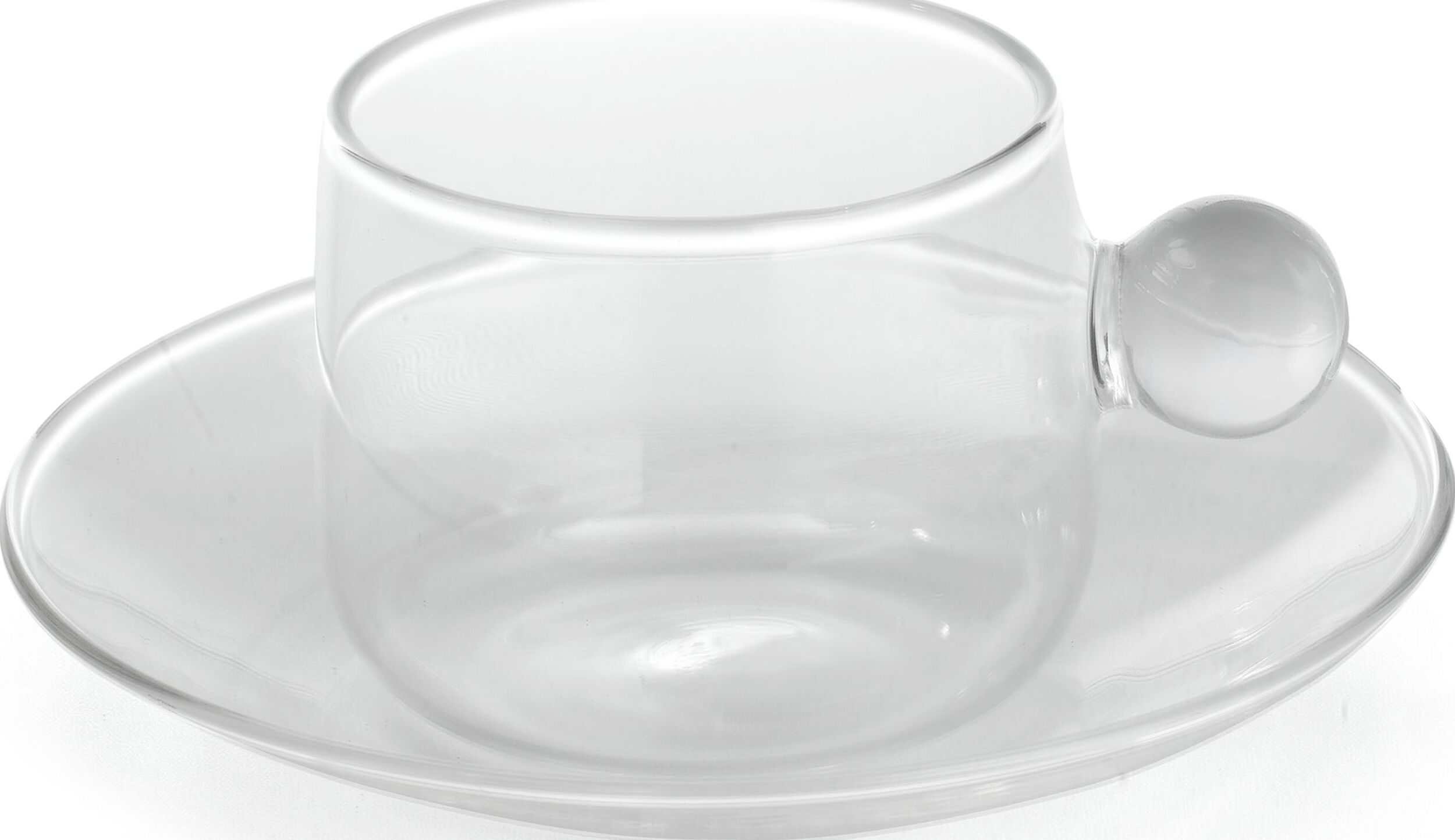 Bilia Kaffeetasse 120 ml weiß mit Untertasse
