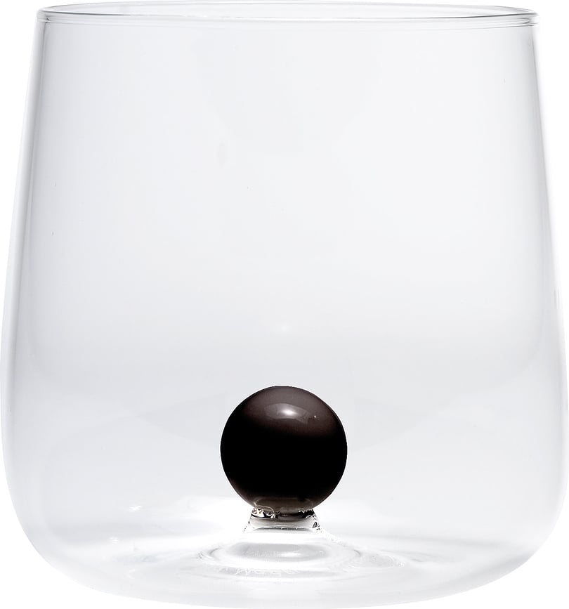 Bilia Wasserglas 440 ml schwarz