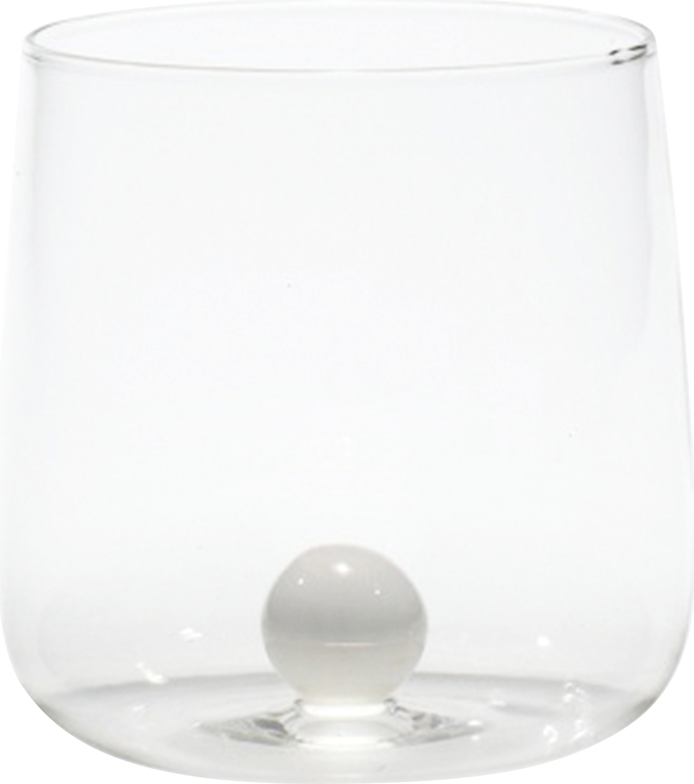 Bilia Wasserglas 440 ml weiß
