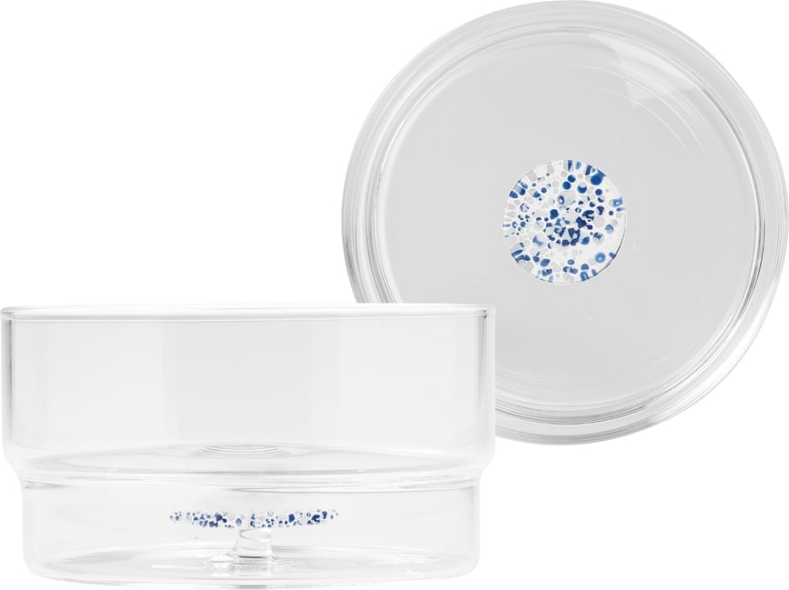 Bol à collation Teca Terrazzo 325 ml, bleu