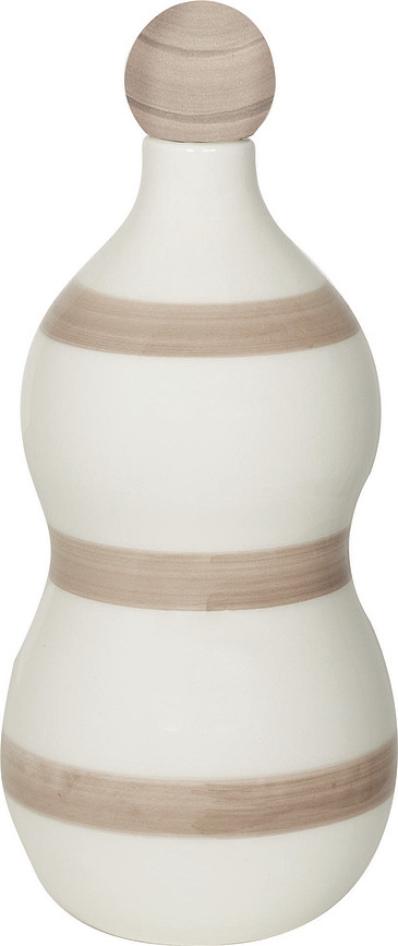 Bottiglia o base per lampada Poldina Stopper Lido Fasce beige