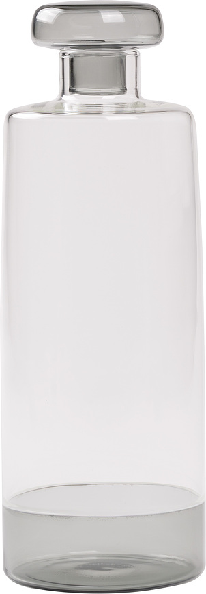 Bouteille en verre Filo 1 l, grise