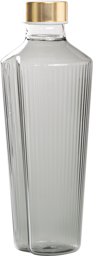 Bouteille en verre Handy 900 ml, grise