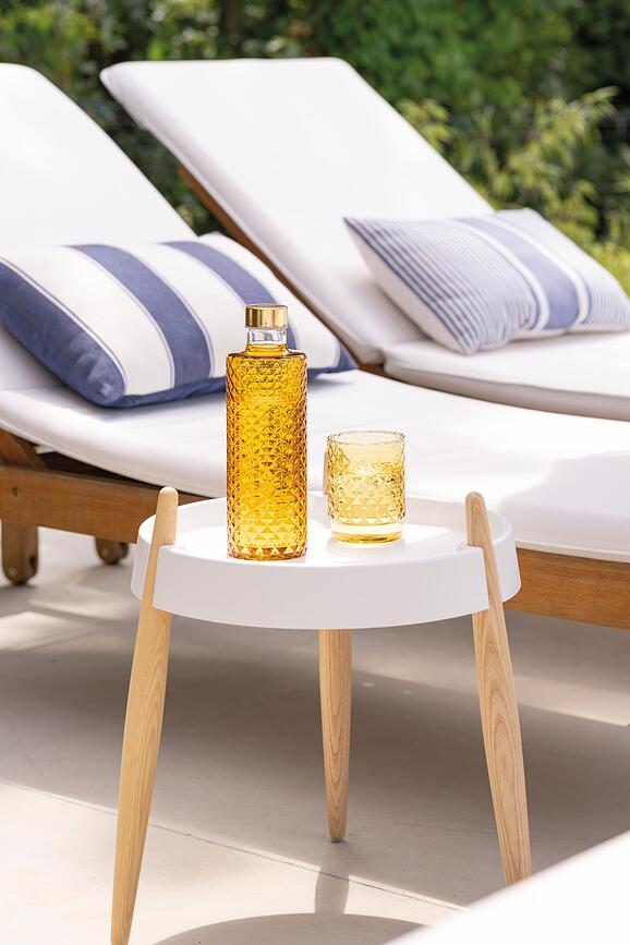Bouteille en verre Isolano 965 ml, jaune