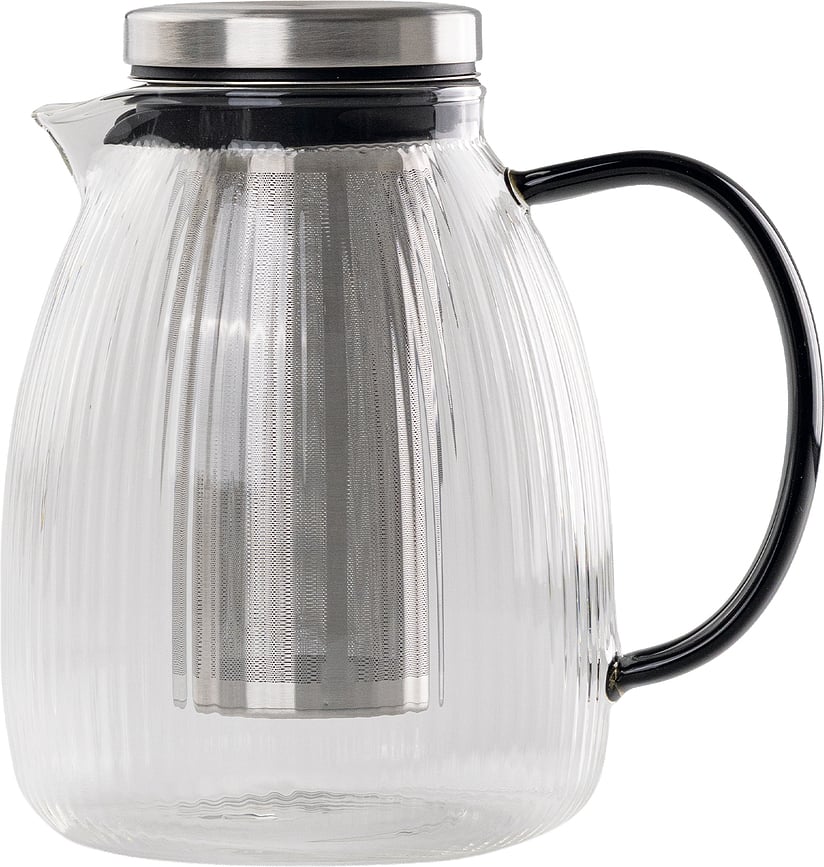 Carafă pentru ceai cu infuzor T-Set 1,2 l cu mâner negru