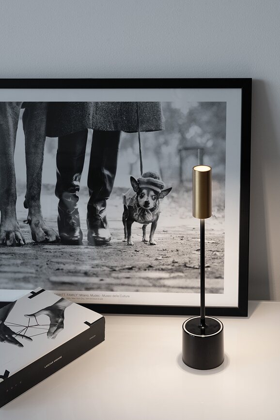 Carolina Lampe de Table sans fil, dorée