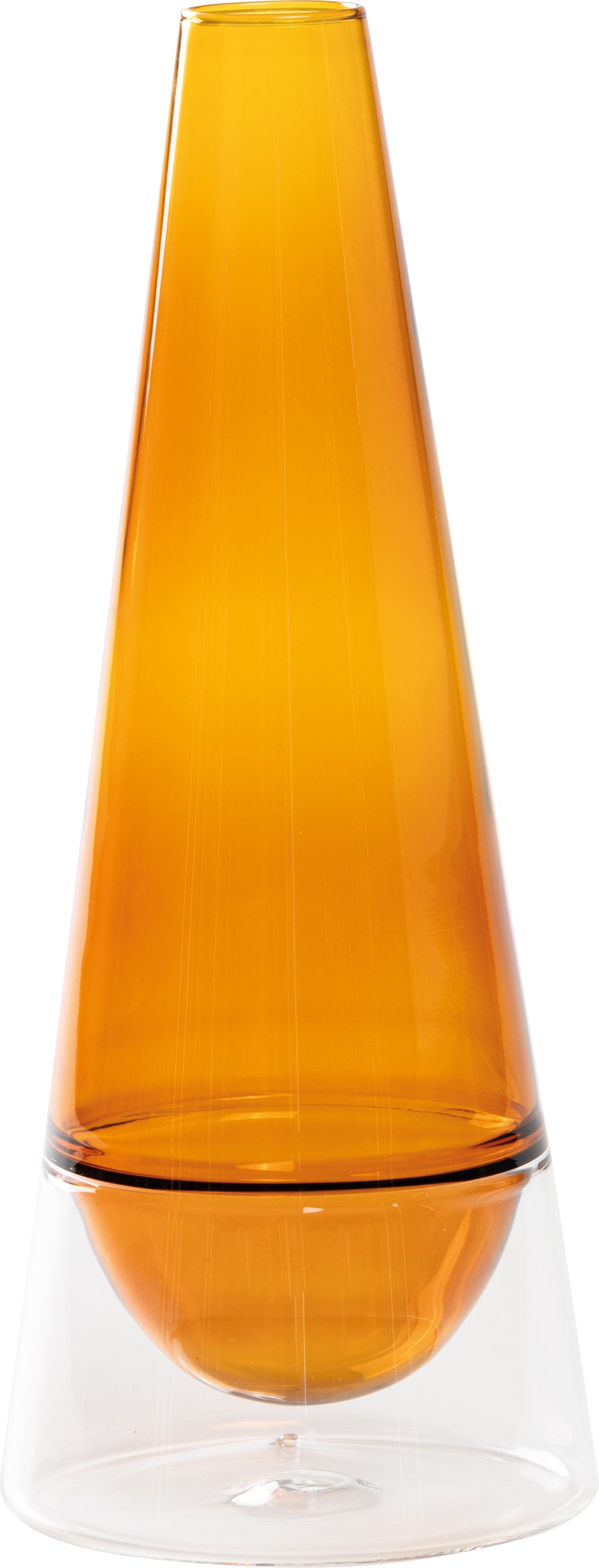 Conosfera Vase 25 cm, amber