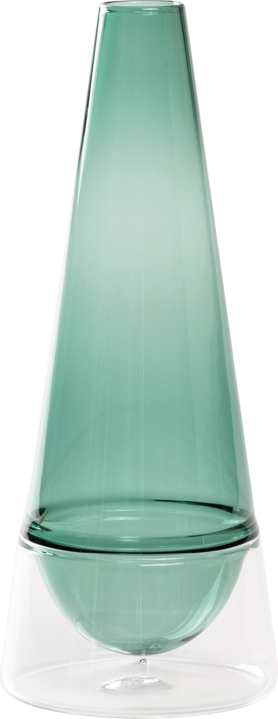 Conosfera Vase 25 cm, green