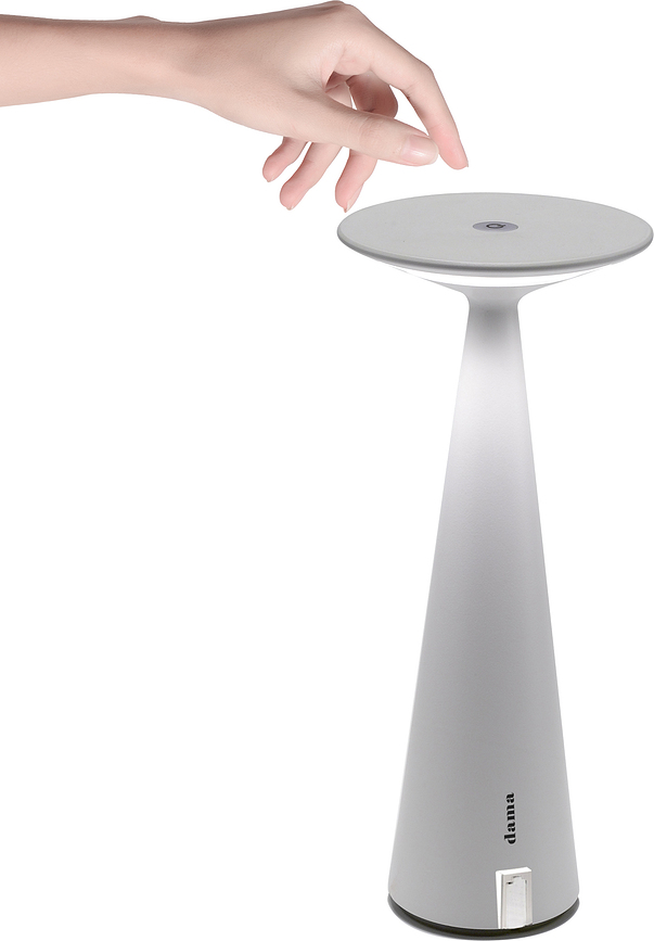 Dama Lampe sans fil, 29 cm, noire