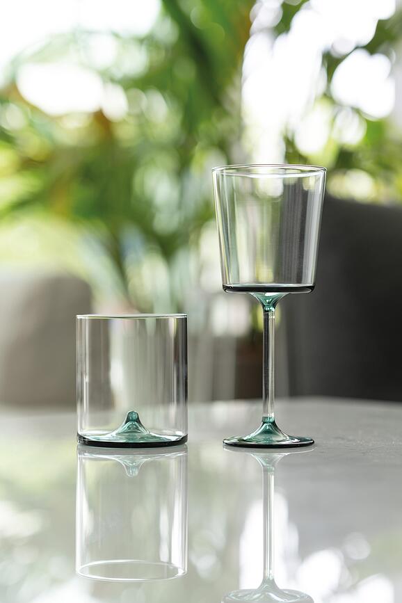 Discobolo vörösboros pohár 465 ml, kék