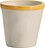 Farverige krus Lido Rim 70 ml gul