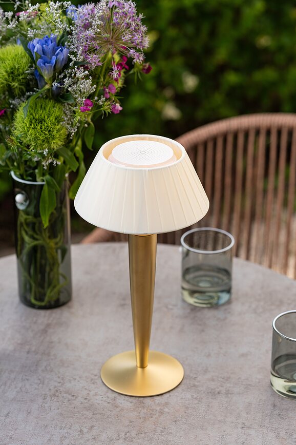 Flaminia Lampe de Table sans fil, brune