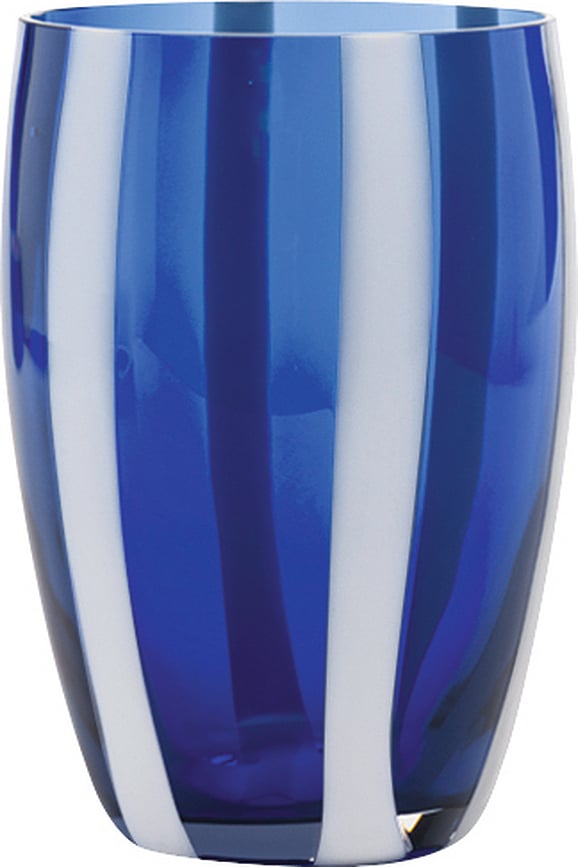 Gessato Glas 320 ml, blå