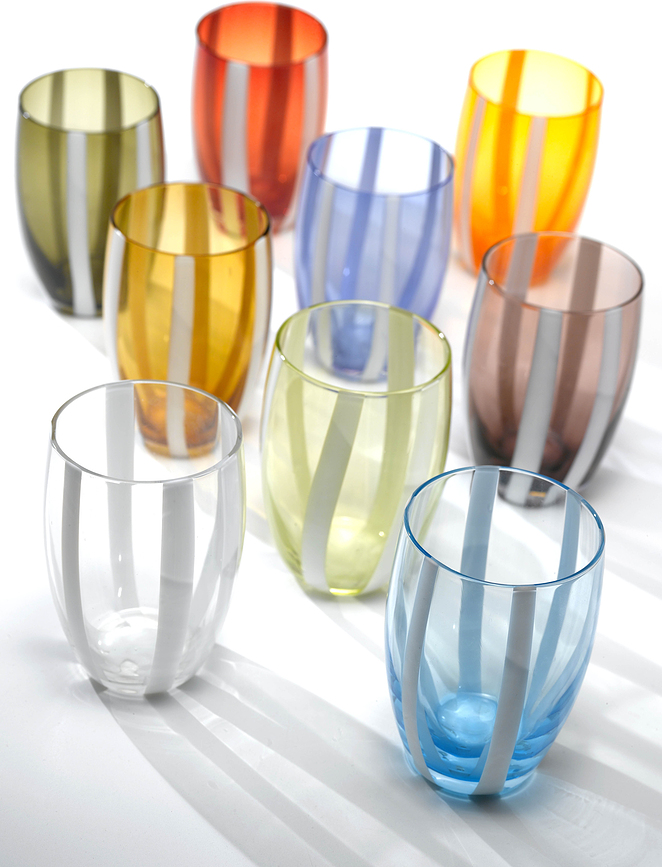 Gessato Verre 320 ml, aigue-marine