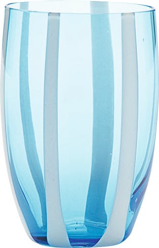 Gessato Wasserglas 320 ml aquamarin