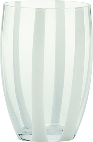 Gessato Wasserglas 320 ml durchsichtig