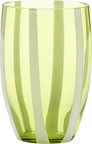 Gessato Wasserglas 320 ml grüner Apfel